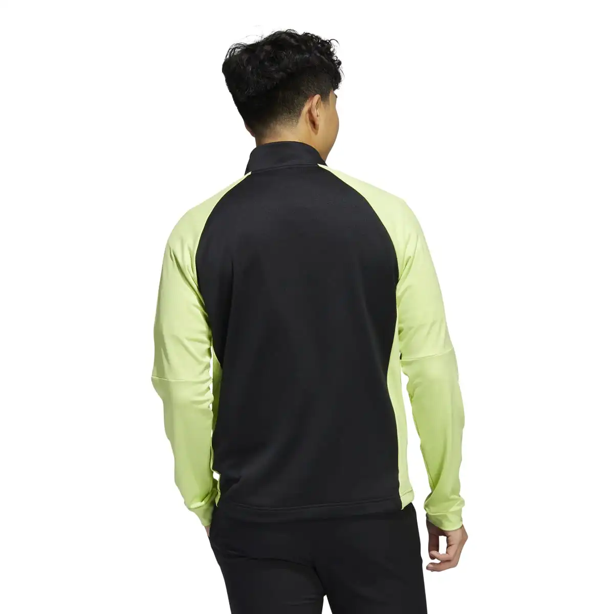 Adidas Colourblock Primegreen 1/4 Zip Golf Top HC5572 - Image 3