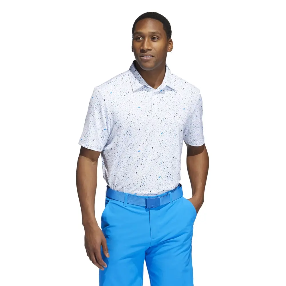 Adidas Flag-Print Golf Shirt HA6123 - Image 2