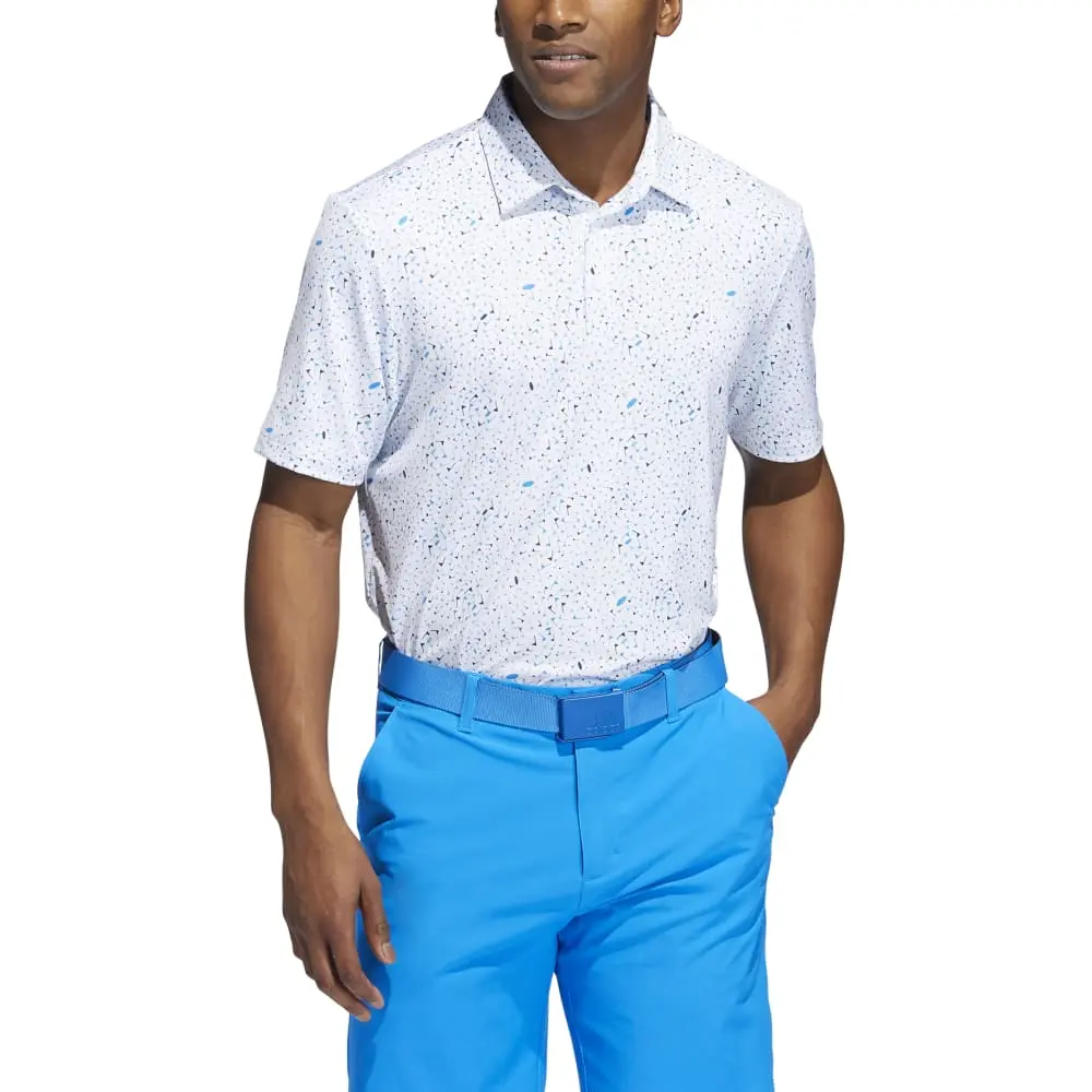 Adidas Flag-Print Golf Shirt HA6123 - Image 3