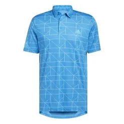 Adidas Jacquard Lines Golf Polo Shirt HA6117