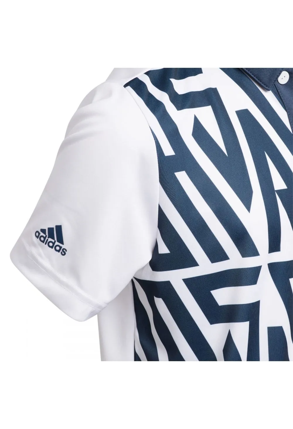 Adidas Junior Printed Polo Shirt GM4112 - Image 4