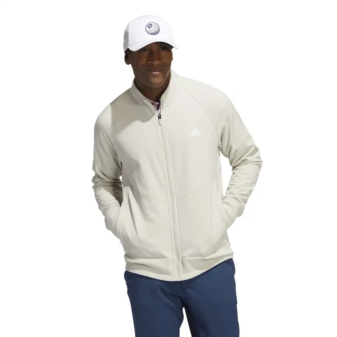 Adidas Statement Full Zip Golf Mid Layer HM7376 - Image 2