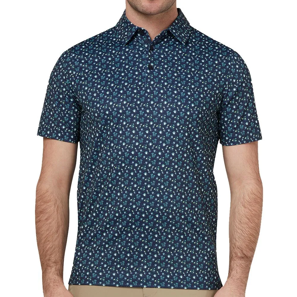 Callaway All Over Drinks Novelty Print Golf Polo Shirt - Image 2