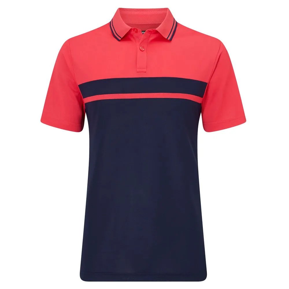 Callaway Colour Blocked Pique Golf Polo Shirt - Image 2