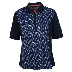 Callaway Half Sleeve Hummingbird Print Ladies Golf Polo
