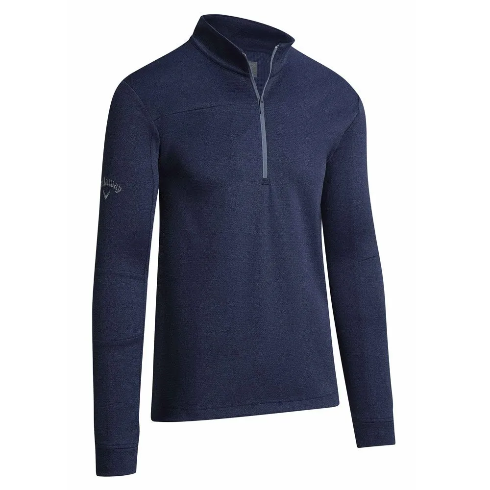 Callaway Pieced Waffle 1/4 Zip Golf Pullover - Image 3