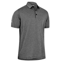 Callaway Soft Touch Micro Print Golf Polo Shirt