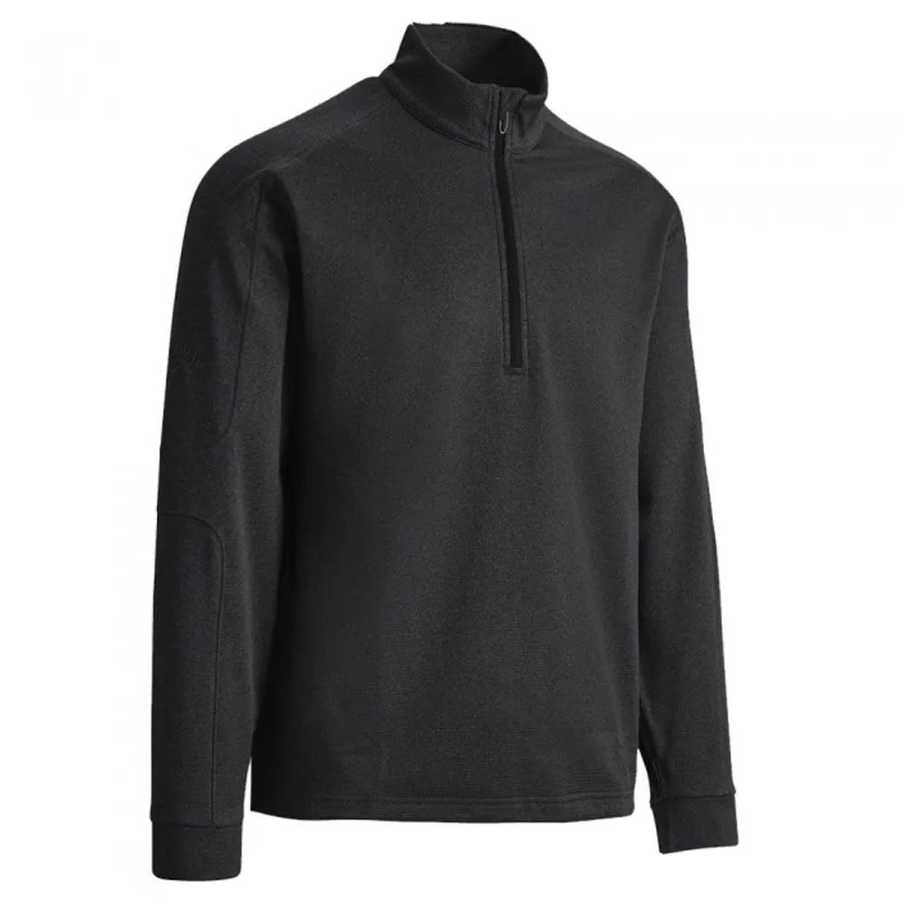 Callaway Waffle Knit Quarter Zip Golf Pullover