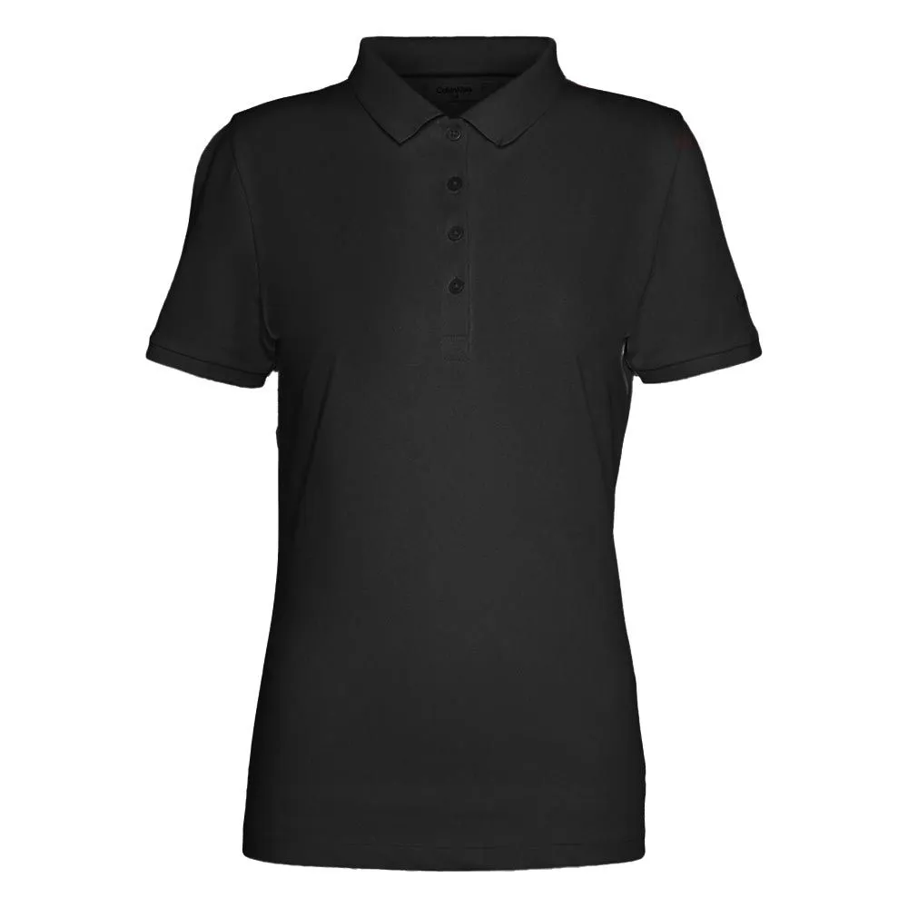 Calvin Klein Performance Pique Ladies Golf Polo Shirt - Image 2