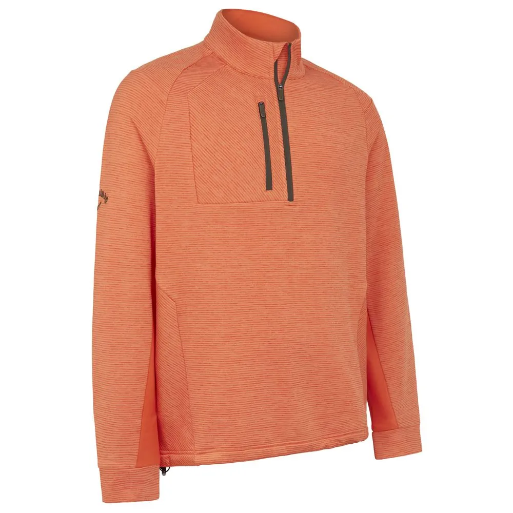 Callaway Heather Stripe Fleece Back Golf Pullover - Image 5