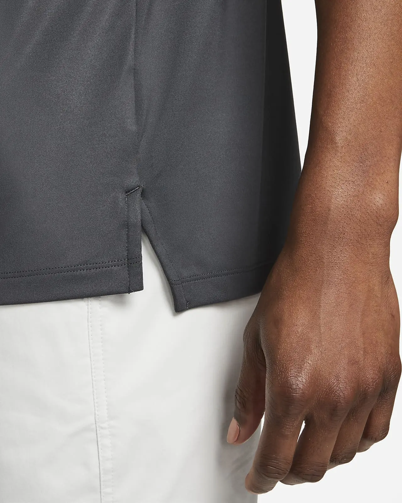 Nike Vapor Dry Stripe Golf Shirt DH0791 - Image 3