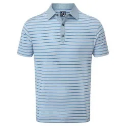FootJoy Accented Stripe Lisle Golf Polo Shirt