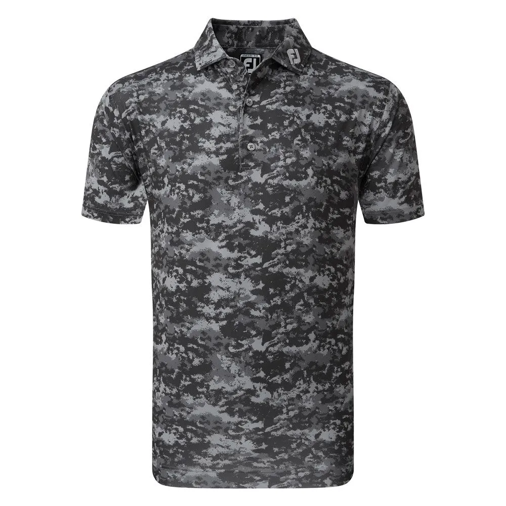 FootJoy Cloud Camo Lisle Golf Polo Shirt