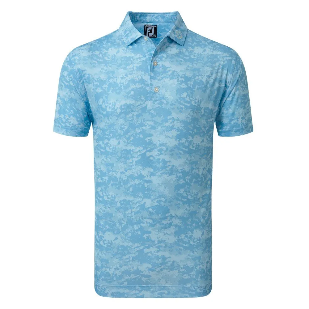 FootJoy Cloud Camo Lisle Golf Polo Shirt - Image 2