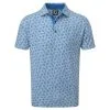 FootJoy Shadow Palm Print Pique Golf Polo Shirt