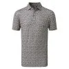 FootJoy Travel Print Lisle Golf Polo Shirt