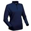 Glenbrae Ladies Merino Zip Neck Pullover