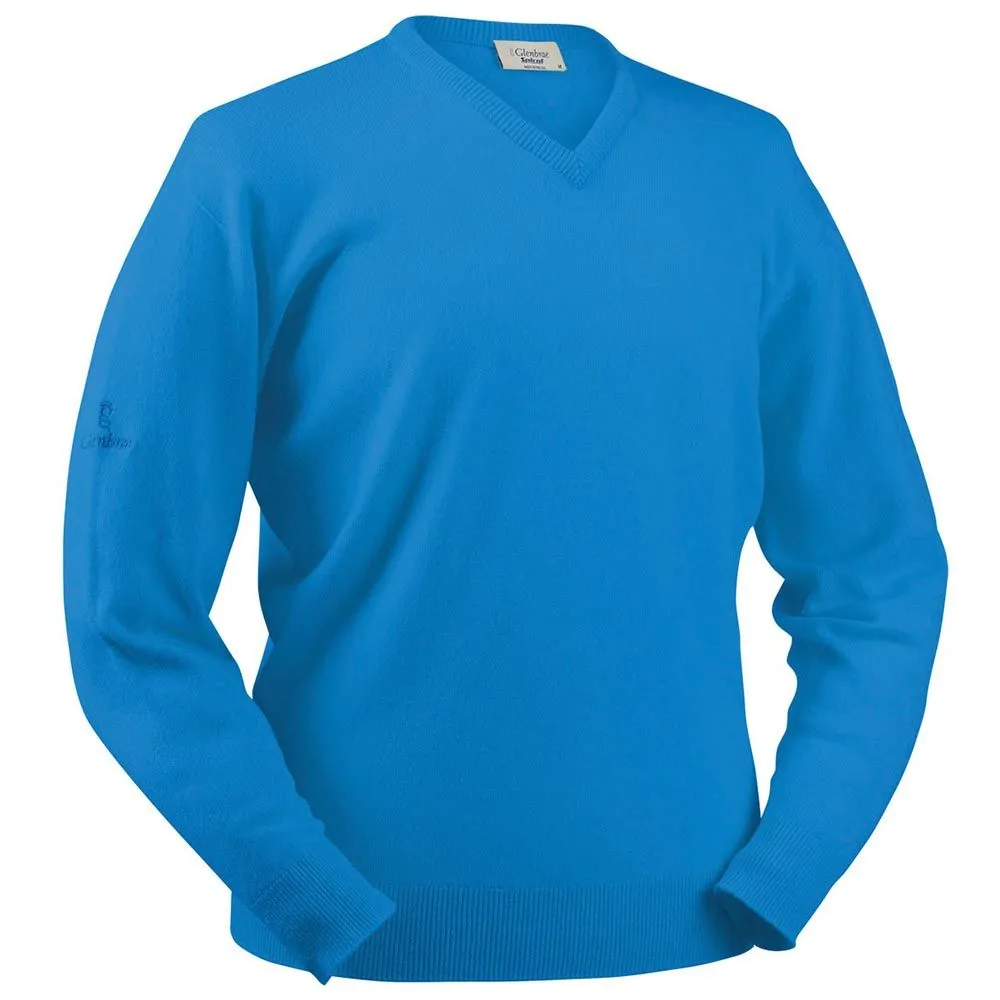 Glenbrae Lambswool V-Neck Sweater - Image 9