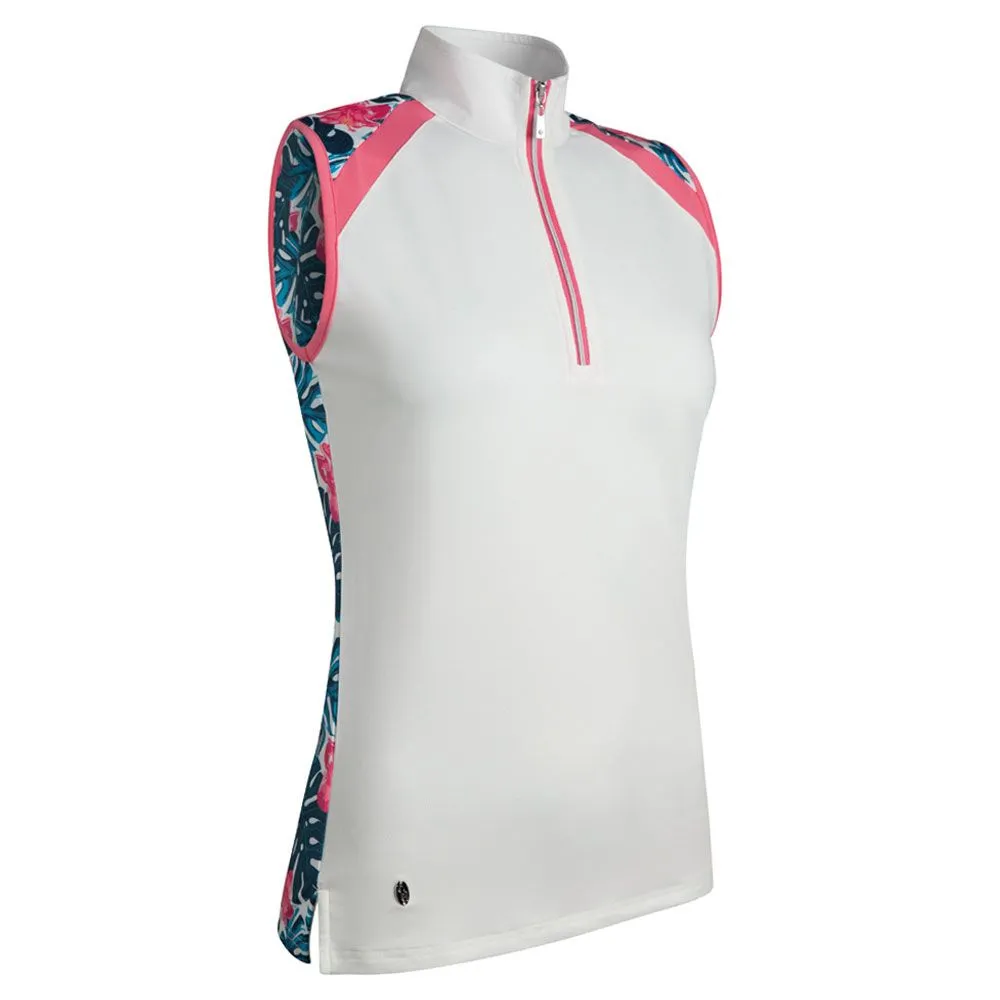 Glenmuir Ladies Heidi Sleeveless Golf Polo Shirt - Image 3