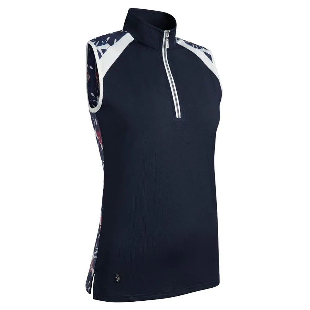 Glenmuir Ladies Heidi Sleeveless Golf Polo Shirt - Image 2