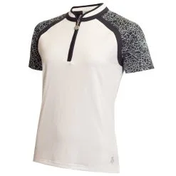 Green Lamb Eithne Raglan Zip Neck Ladies Golf Polo Shirt