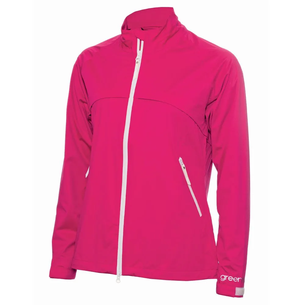 Green Lamb Gala Hush Ladies Waterproof Golf Jacket