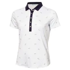 Green Lamb Katia Print Ladies Golf Polo Shirt