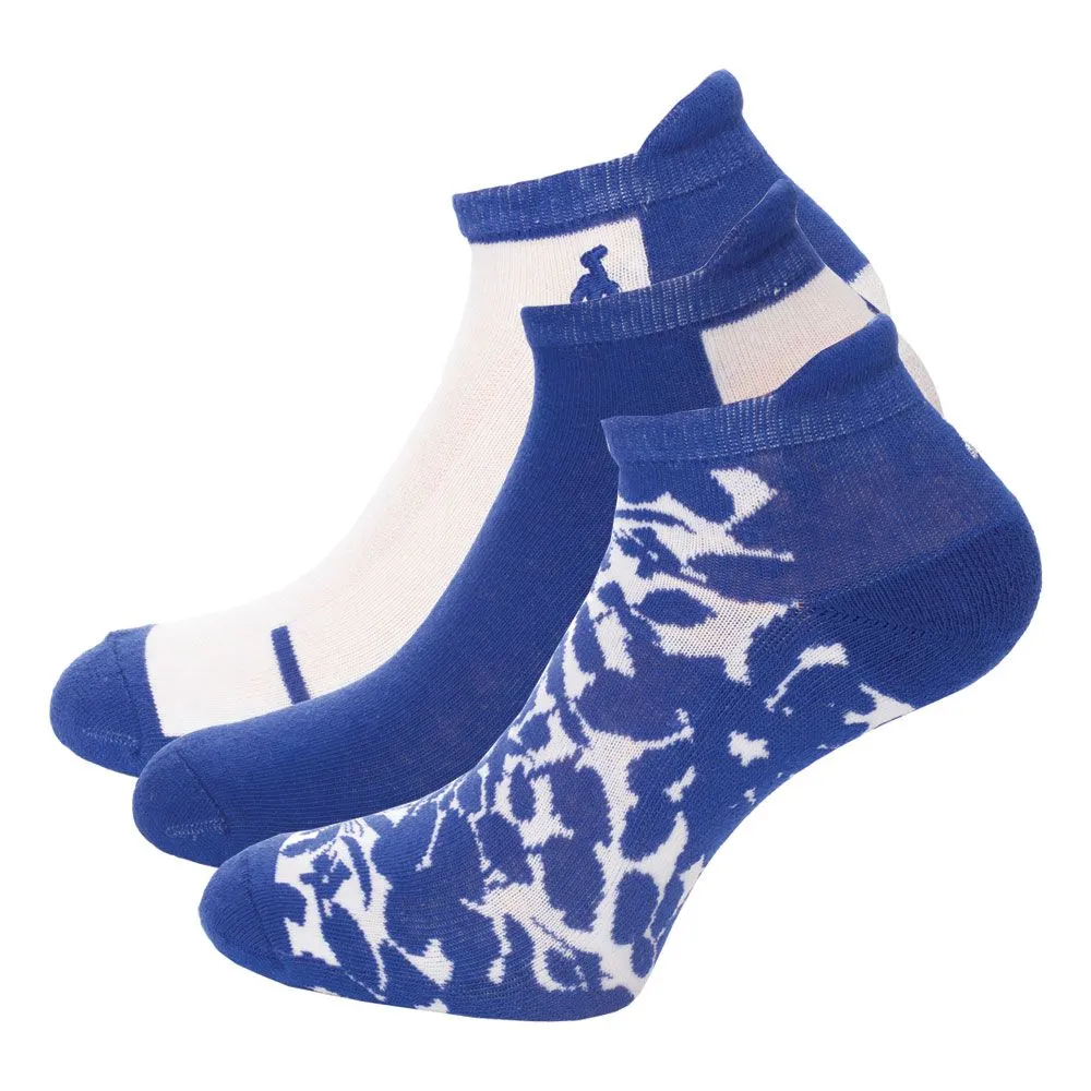 Green Lamb Patterned Ladies Golf Socks - 3 Pack - Image 2