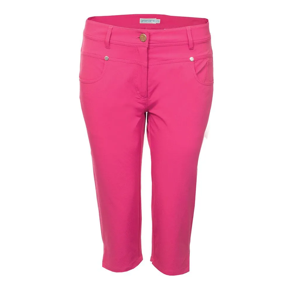 Green Lamb Tasha Ladies Golf Pedal Pushers - Image 3