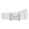 J.Lindeberg Slater 40 White Leather Golf Belt
