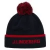J.Lindeberg Stripe Golf Beanie Hat