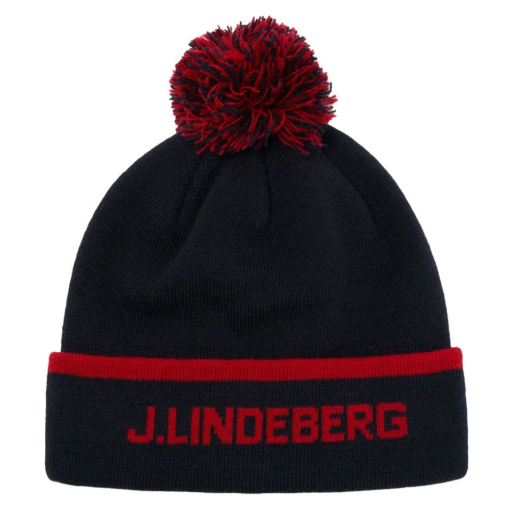J.Lindeberg Stripe Golf Beanie Hat