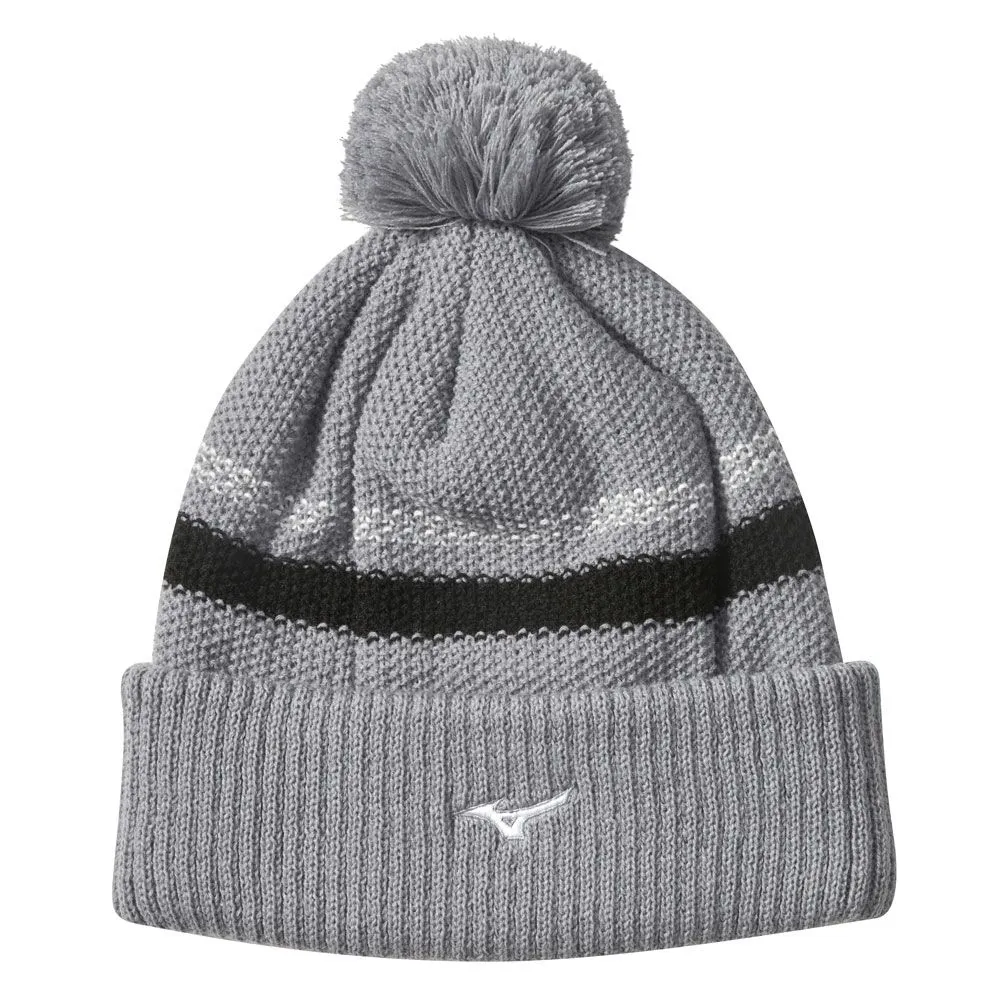 Mizuno Breath Thermo Pom Pom Golf Beanie Hat