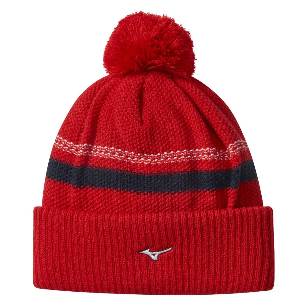 Mizuno Breath Thermo Pom Pom Golf Beanie Hat - Image 4