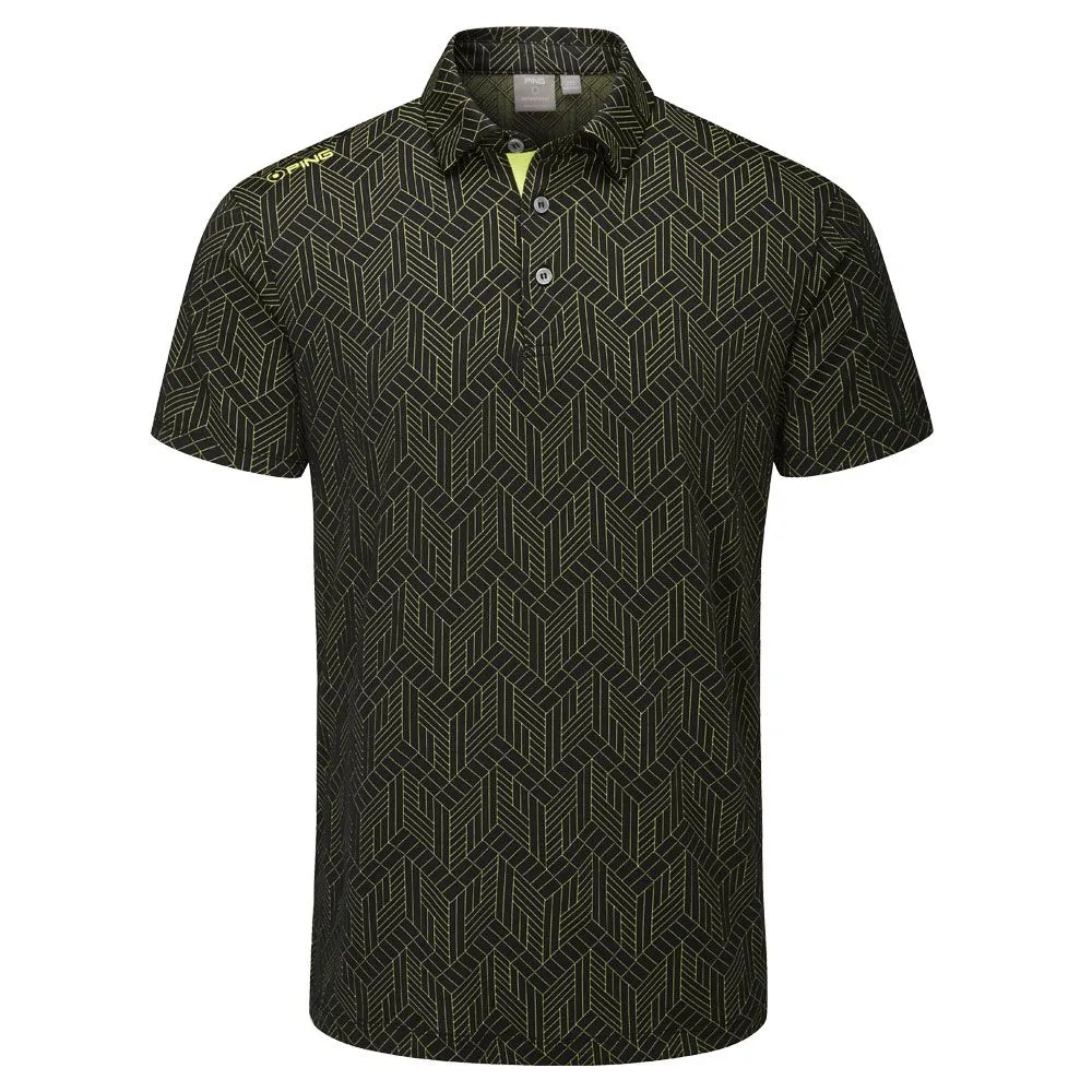 Ping Cubic Jacquard Golf Polo Shirt