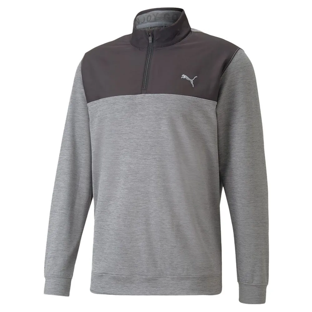 Puma Cloudspun Colourblock 1/4 Zip Golf Pullover