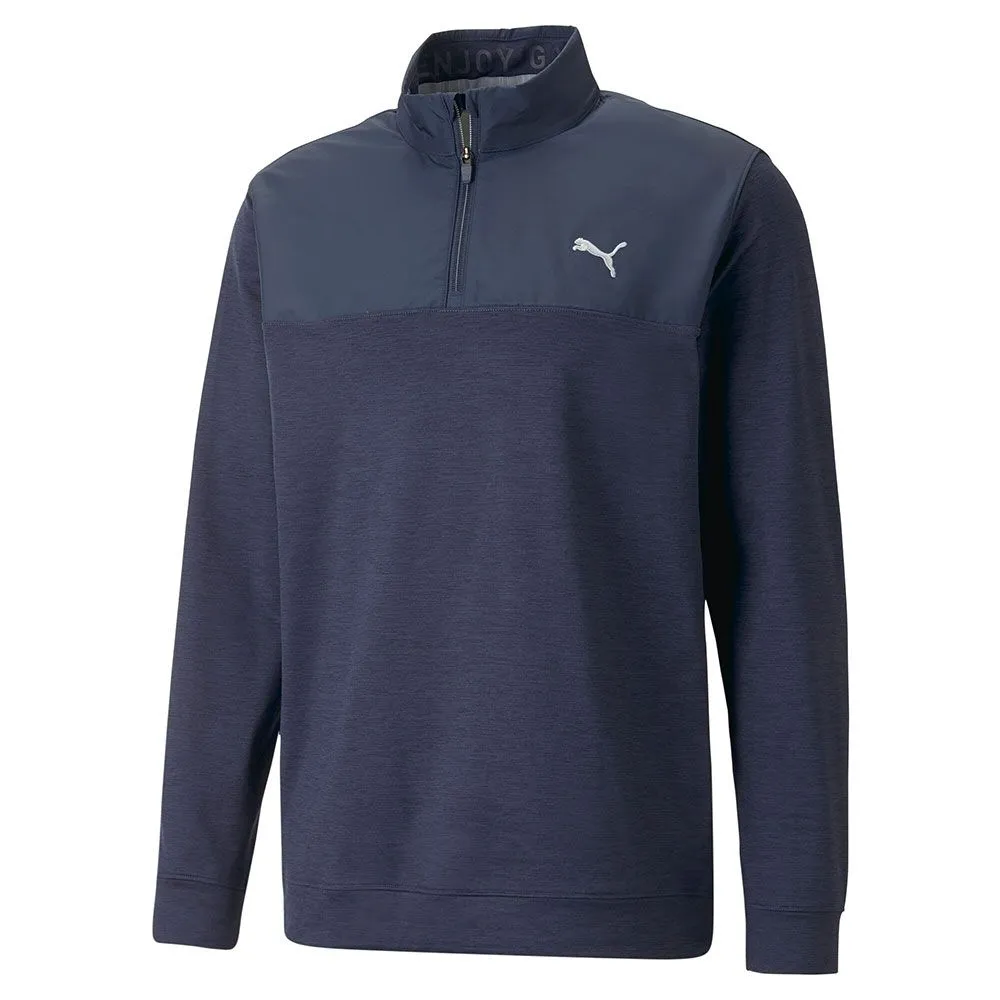 Puma Cloudspun Colourblock 1/4 Zip Golf Pullover - Image 3