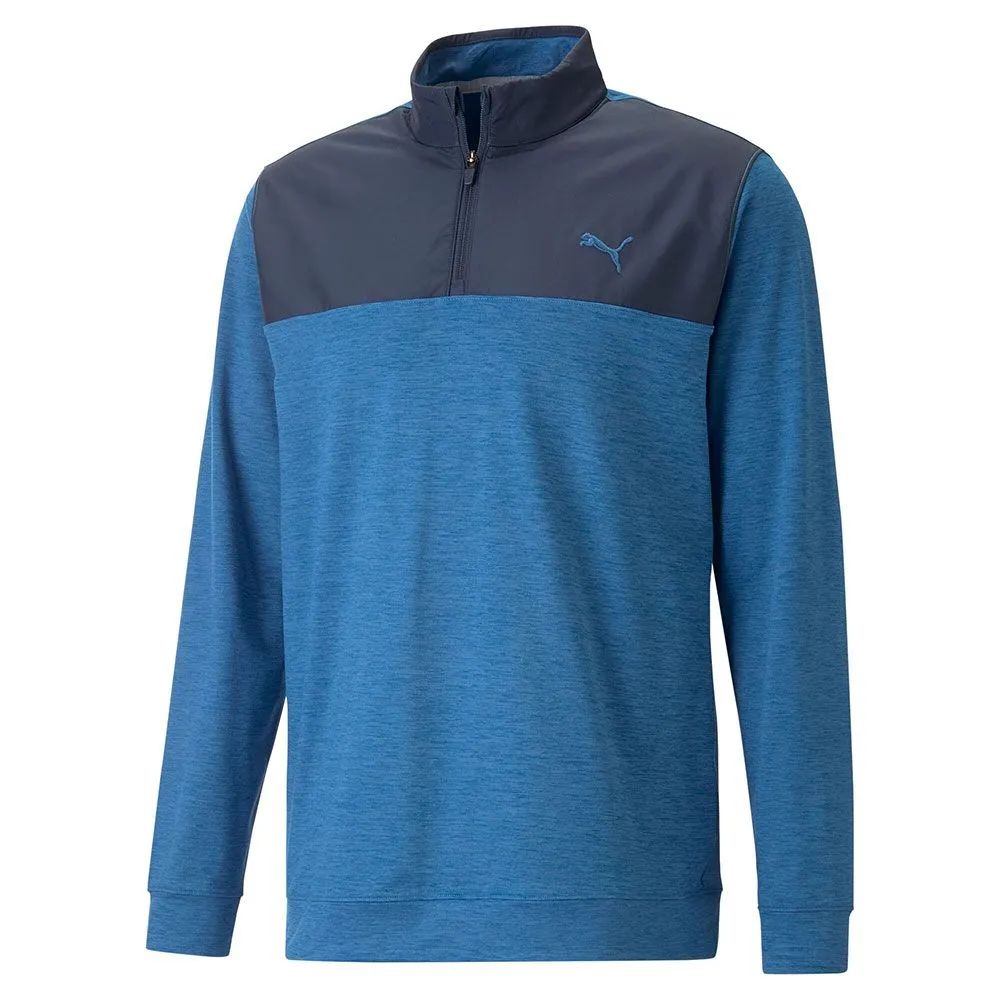 Puma Cloudspun Colourblock 1/4 Zip Golf Pullover - Image 4