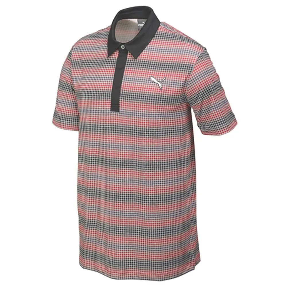 Puma GT Check Stripe Golf Polo Shirt - Image 2