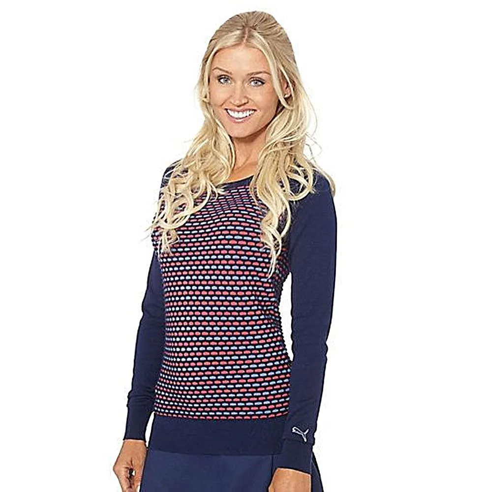 Puma Ladies Colourblock Golf Sweater - Image 2