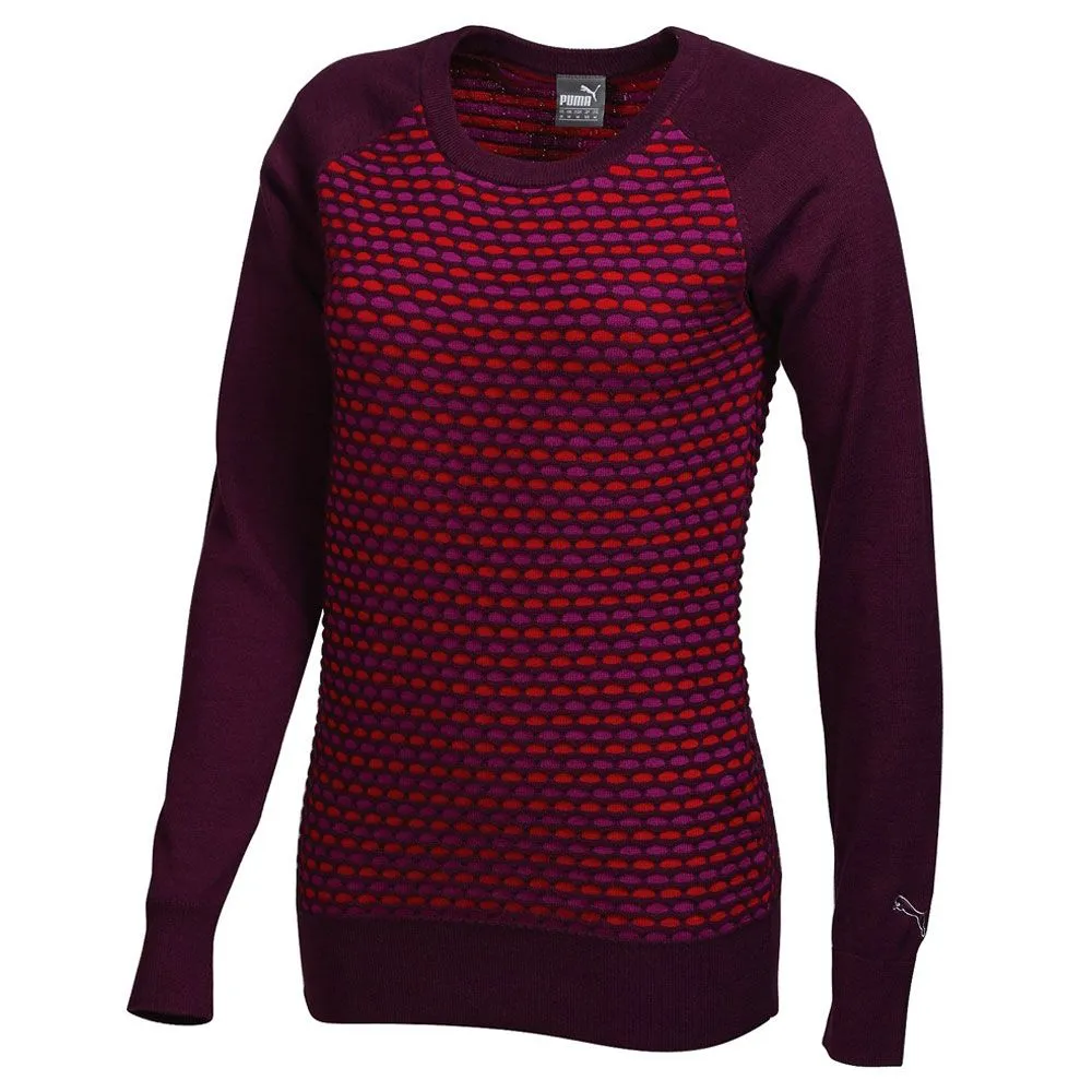 Puma Ladies Colourblock Golf Sweater