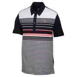 Puma Yarn Dye Stripe Golf Polo Shirt