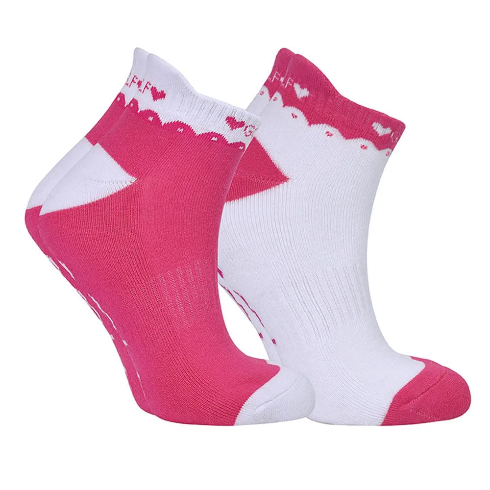 SurprizeShop Ladies 2 Pair Pack Golf Socks - Image 3