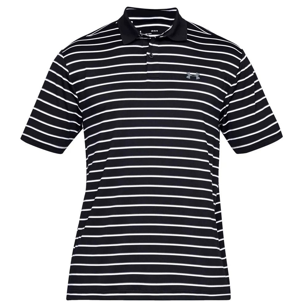 Under Armour Performance 2.0 Divot Stripe Golf Polo Shirt - Image 2