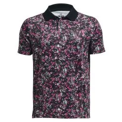 Under Armour Performance Floral Speckle Junior Golf Polo