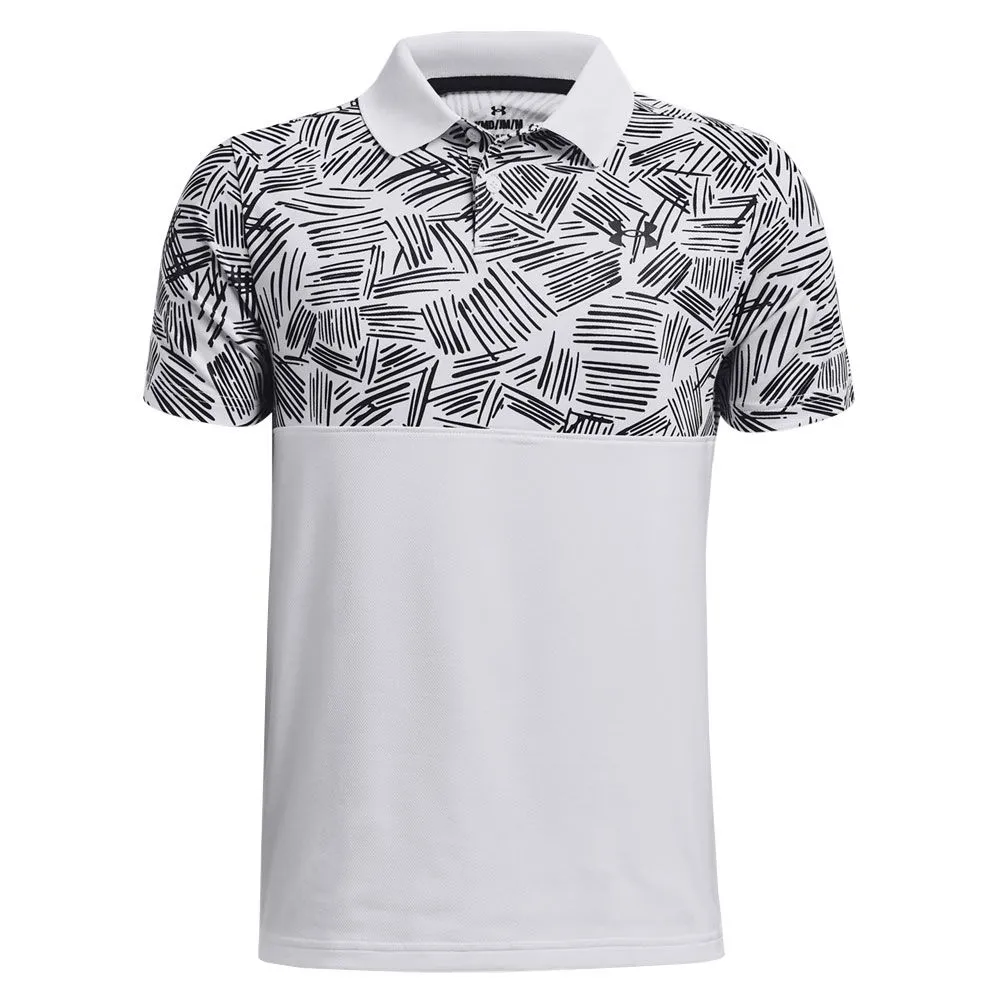 Under Armour Performance Palm Sketch Junior Polo Shirt