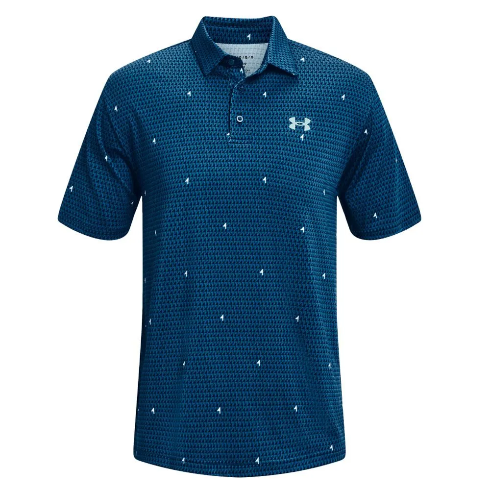 Under Armour Playoff 2.0 Flag Print Polo Shirt - Image 2