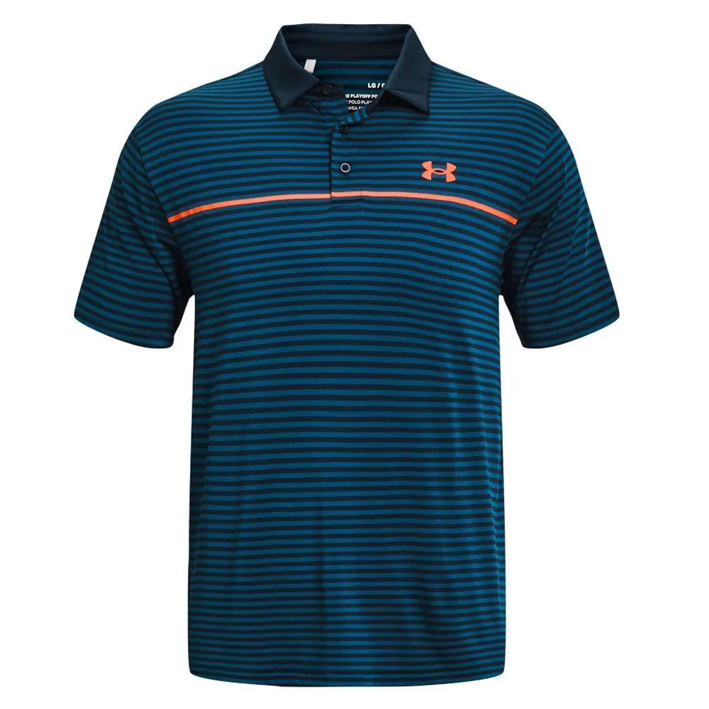 Under Armour Playoff 2.0 Hollen Stripe Polo Shirt - Image 2